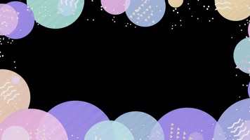 原版卡通视频边框（循环通道）