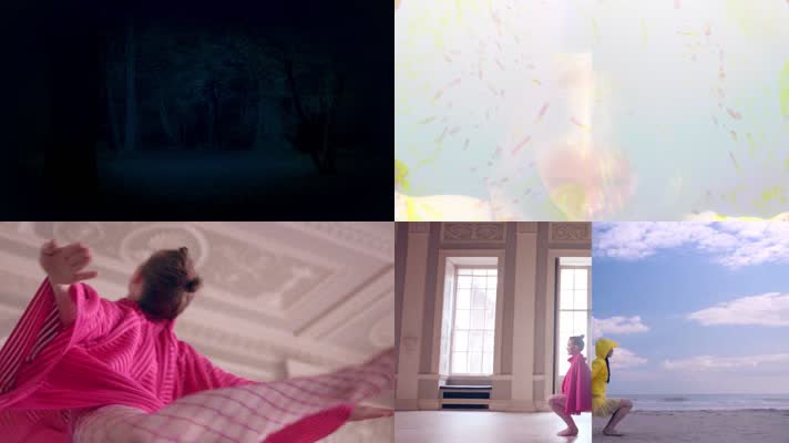 希望梦想时尚创意分屏舞蹈