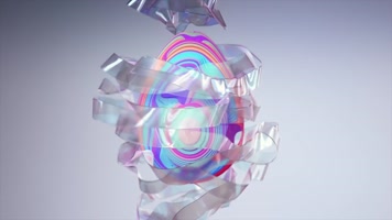 时尚创意彩蛋抽象人头