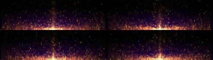 4K宽屏粒子火焰开场背景