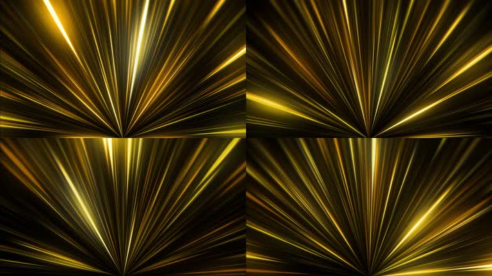 金色粒子光线万丈光芒