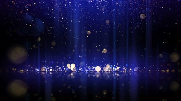 金蓝色粒子雨循环背景