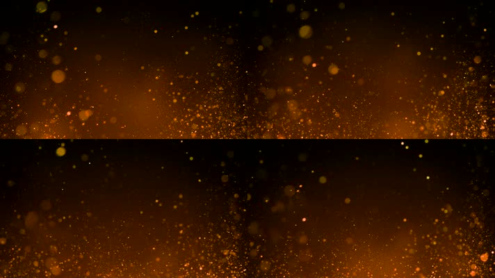 金色粒子光斑抒情唯美