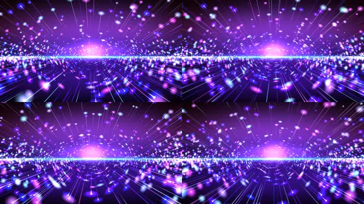 4K紫色粒子空间背景