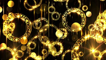 金色五角星粒子辉煌背景 金色五角星粒子辉煌背景