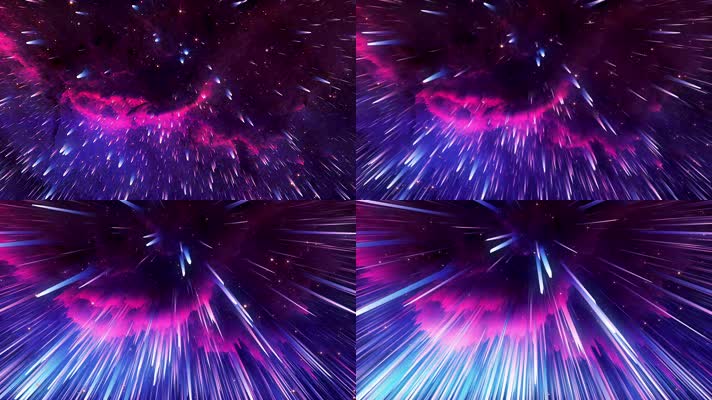紫色流星梦幻粒子背景