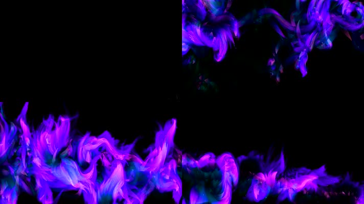 4K震撼绚丽色彩流动（原版）