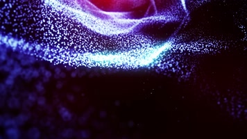 紫色抒情粒子大屏