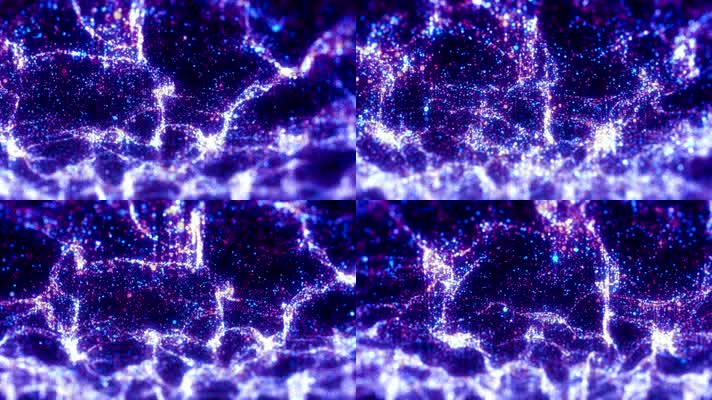 紫色粒子海洋唯美伴奏