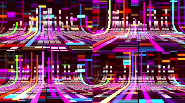 通用绚丽节奏音频vj