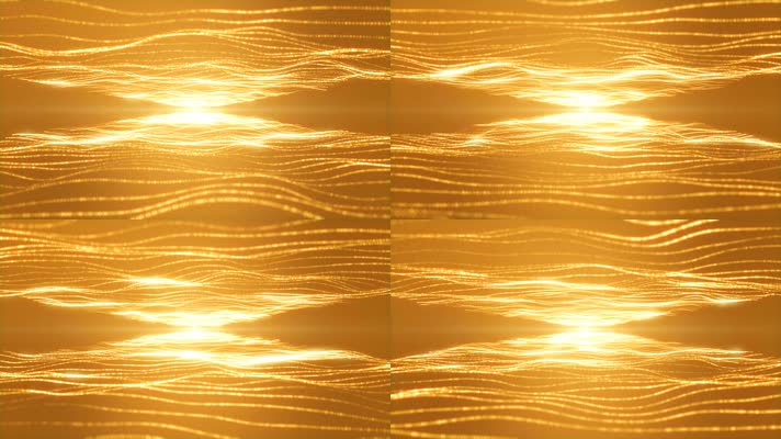 金色粒子线条背景 (8)