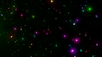 浪漫梦幻粒子飞舞