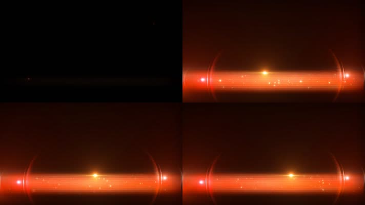 高档粒子光晕字幕条alpha通道