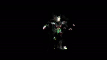 原版极光人电光人跳舞合成