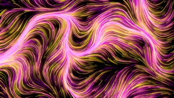 绚丽色彩线条流动
