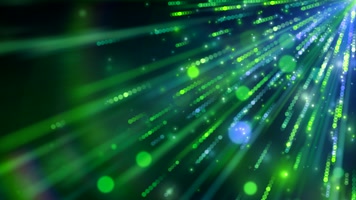 绿色光斑照射光线