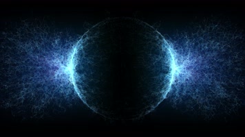 4K全息粒子液体球合成叠加