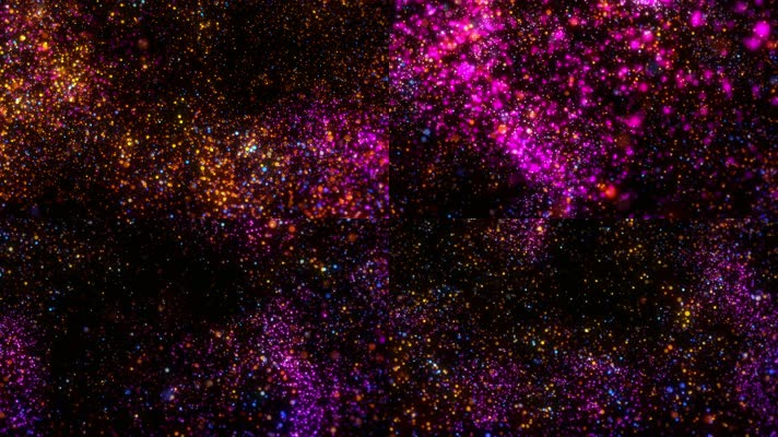 唯美紫色粒子海洋（精品）