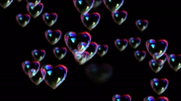 心形泡泡破裂合成 心形泡泡破裂合成