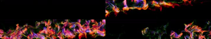 6K全息创意火焰视觉宽屏