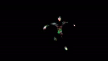 原版极光人电光人跳舞合成