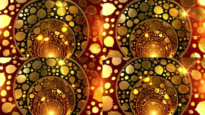 原版金色舞蹈民族风背景