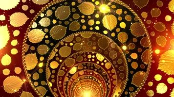 原版金色舞蹈民族风背景