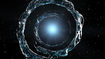 原版影视级旋转水花透明通道