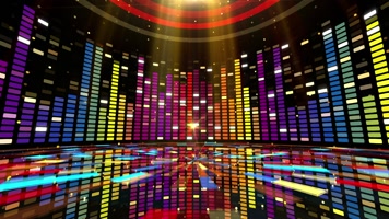 绚丽七彩节奏灯光舞台