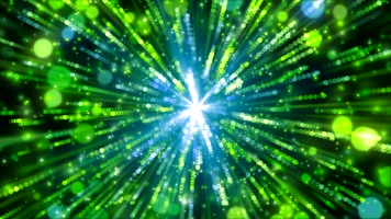 绿色光斑发射