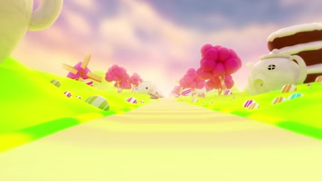 原版卡通奇幻世界无缝循环