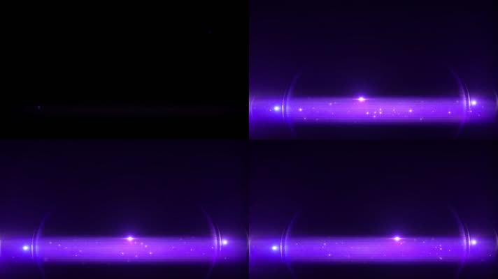 高档粒子光晕字幕条alpha通道