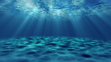 水底光线穿梭循环背景