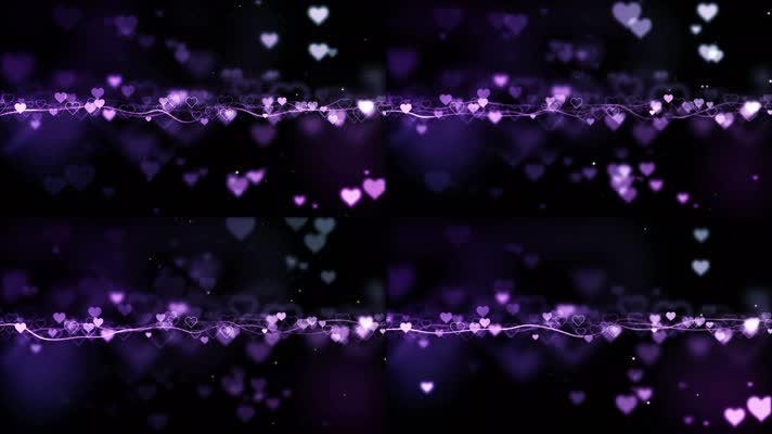 心形婚礼大屏背景（可合成）