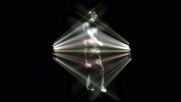 4K原版激光人跳舞合成 