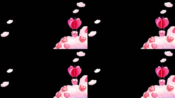 情人节甜蜜心形边框