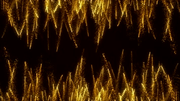 唯美金色粒子循环