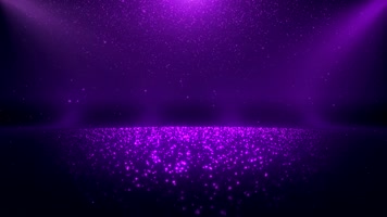紫色粒子灯光背景