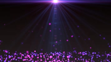 唯美紫色粒子底边光线合成