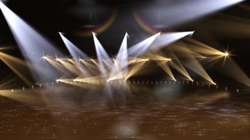 原版金色灯光舞台背景