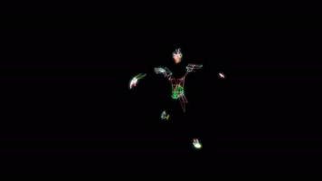 原版极光人电光人跳舞合成