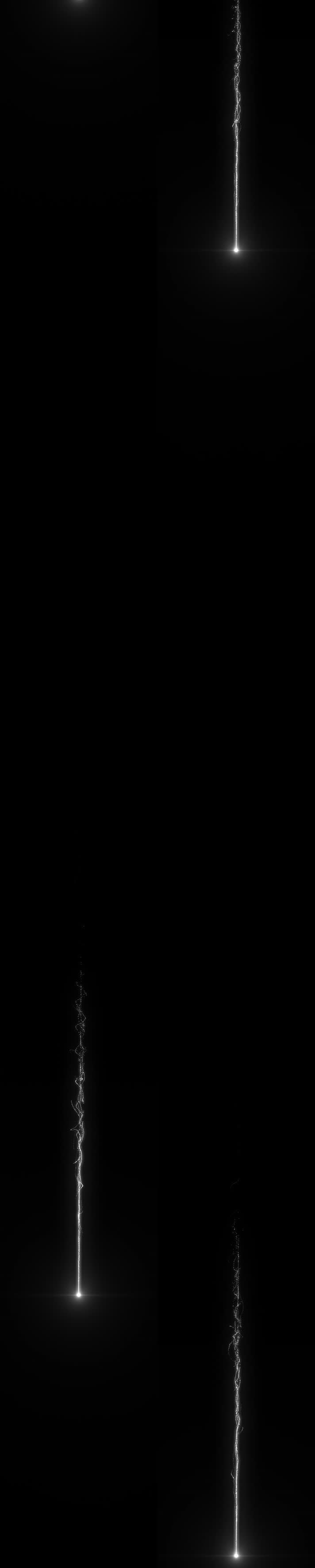 粒子光线下落01