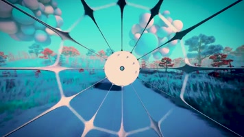 美丽自然隧道穿梭