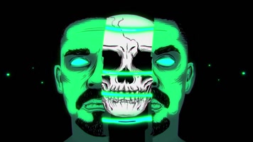 3D人物头像舞台LED背景素材