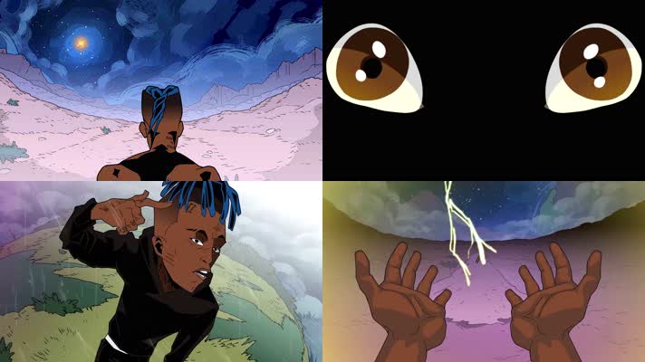 人物说唱舞台LED背景素材