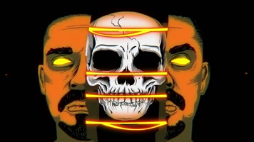 3D人物头像舞台LED背景素材