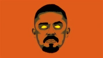 3D人物头像舞台LED背景素材