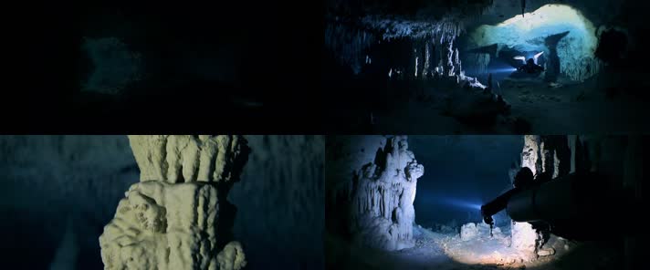 水底岩洞探险