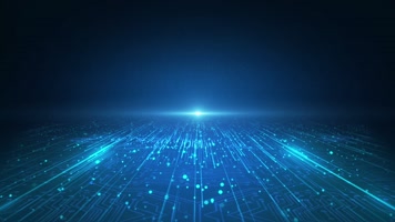 蓝色科技空间粒子线条背景循环 蓝色科技空间粒子线条背景循环