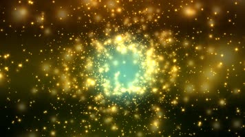 高清金色粒子LED背景视频
